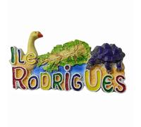 Rodrigues Island Mauritius Fridge Magnet Travel Souvenir Refrigerator Decoration Magnetic Sticker Hand Painted Craft