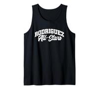 Rodriguez All-Stars Bold Varsity Style Family Name Design Tank Top