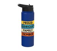 Rodriguez Surname Proud Family Member Rodriguez Stainless Steel Insulated Water Bottle
