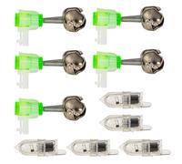 Rods Furs, Lightweight LED Sea Bells, Efficient Equipment for Fish Sound Alert Equipment Versatile for Darkness Wild Lake River Sea