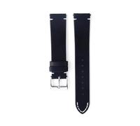 Rodsah 12mm - 24mm Soft Vintage Leather Watch Band Quick Release Watch Bracelet for Watch Replacement Accessories,Black,12mm