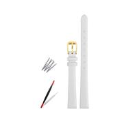 Rodsah 6mm 8mm 10mm 12mm 14mm Soft Geunine Leather Watch Band Women's Strap Small Size Width,14mm