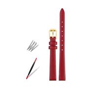 Rodsah 6mm 8mm 10mm 12mm 14mm Soft Geunine Leather Watch Band Women's Strap Small Size Width,6mm