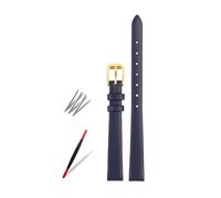 Rodsah 6mm 8mm 10mm 12mm 14mm Soft Geunine Leather Watch Band Women's Strap Small Size Width,8mm