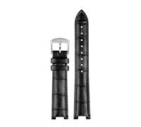 Rodsah Leather Watch Strap 12-20mm Notched Watch Strap Men's and Women's Watch Accessories with Installation Tool,16mm - 8mm