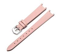 Rodsah Leather Watch Strap 12x8mm / 18x10mm Notched Watch Strap Plain Weave Women's Watch Band,12mm - 8mm