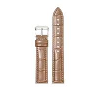 Rodsah Men's Vintage Leather Watch Strap 12mm - 22mm Waterproof Watch Breathable Handmade Stitching Strap,18mm