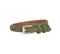 Rodsah Retro Needle BuckleWomen's Belt Matte Suede Leather Belt Women's Dress Jeans Accessory Belts,Army Green,105x1.8cm