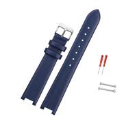 Rodsah Thin Plain Leather Watch Strap 16mm Notched Watch Strap 10mm Women's Watch Band for Watch Accessories,16mm - 10mm