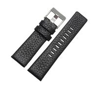 Rodsah Vintage Leather Band 22/24/26/28/30/32mm Genuine Leather Watch Bracelet Black Brown Men's Watch Accessories,24mm