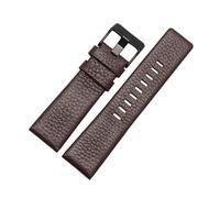 Rodsah Vintage Leather Band 22/24/26/28/30/32mm Genuine Leather Watch Bracelet Black Brown Men's Watch Accessories,26mm