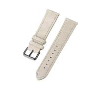 Rodsah Vintage Suede Leather Watch Band - 18mm to 24mm - Quick Release Replacement Strap,19mm