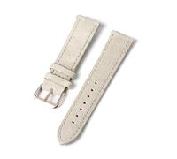 Rodsah Vintage Suede Leather Watch Band - 18mm to 24mm - Quick Release Replacement Strap,20mm