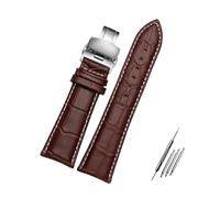Rodsah Watch Strap 23mm 24mm 26mm 28mm Big Width Black/Brown Men's Leather Watch Bracelet,28mm