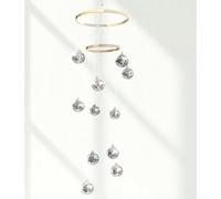 Rodudu Disco Ball Mobile Spiral Spinner Ball 32 Inch Height with Bamboo Circle for Indoor Outdoor Yard Garden Patio Home Decoration and Party Weding Festival Birthday