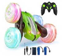 Rodzon Remote Control Cars for Kids Toys 6+ Year Old Boys,Stunt Cars Wheel Lights Rc Car,Christmas Birthday Gift Boy Girls Age 6+ Years (Green)
