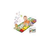 Rodzon Toys for 1-4 Year Old Boys Girls, Musical Play Mat with 9 Piano Keyboard, Piano Dance Mat Built in 19 Sounds & Recording Function for Toddlers