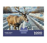 Roe Deer 1000 Piece Jigsaw Puzzle Animal for Age 12+ Educational Activities Memory Games Stress Relief 70x50cm/1000pcs