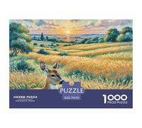 Roe Deer 1000 Piece Puzzles Animal for Adults Challenging Activities Memory Games Relaxing 70x50cm/1000pcs