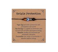 Roe Dolph Evil Eye Brcelets for Women Men Handmade Red String Bracelets for Protection 7 Knot Lucky Bracelets Adjustable Mexican Ojo Bracelet Set Kabbalah Bracelet, Beads, no gemstone