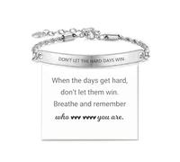 Roe Dolph God is in Control Bracelet Inspirational Gifts for Women Adjustable Braided Tube Motivational Christmas Birthday Jewelry Gifts for Best Friends, Alloy, no gemstone