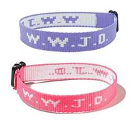 Roe Dolph WWJD Bracelets What Would Jesus Do Bracelets Jesus Cross Bracelet Braided Stretch Bracelet Religious Gifts for Women, Adjustable, no gemstone