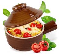 Roe & Moe Ceramic Stoneware Microwave Cooker Great for single-serve soups, eggs, desserts, pies, cheesecake and more (1)