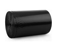 Roe Tenpo 50 Pack Heavy Duty Black Bin Bags - 100L, 33 μm Recyclable Refuse Sacks, Leak-Proof Bin Liners - Rubbish Bags for Kitchen, Home, DIY & Garden, Household, Office & Catering