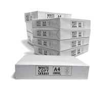 Roe Tenpo A4 Printer Paper, 2500 Sheets, Smooth White Paper Finish, Compatible with Inkjet & Laser Printers - Ideal for Home & Office Use, Copying, Printing Flyers, Reports, and More (5 Reams)