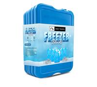 Home Freezer Blocks Ice Packs for Lunch Bags & Coolers - Slim, Reusable & BPA-Free Freezer Packs | Long-Lasting, Quick Freeze | Perfect for Picnic, Camping, Beach & Outdoor Sports (Blue - 5 Pack)