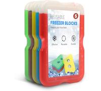 Roe Tenpo Ice packs for cool box, Reusable Freezer Blocks for Lunch box, camping accessories fishing accessories, camping food - Simply Stays Frozen for Longer