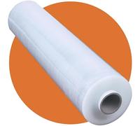 Roe Tenpo Stretch Shrink Wrap Roll - 400mm X 250m, Strong, Water & Moisture Proof, Industrial Strength Cling Film, Plastic Wrap, for Luggage, Pallet Wrap & Packaging (Clear, 1 Roll)