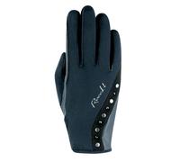 Roeckl Ladies Jardy Riding Gloves - Horse Riding Gloves - Navy - Size: Glove 6