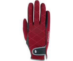 Roeckl Ladies Julia Riding Gloves - Horse Riding Gloves - Red - Size: Glove 8.5