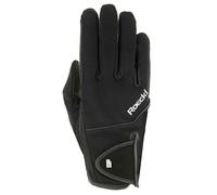 Roeckl Milano Grip Riding Gloves - Horse Riding Gloves - Black - Size: Glove 7
