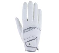 Roeckl Millero Riding Gloves - Horse Riding Gloves - White - Size: Glove 8