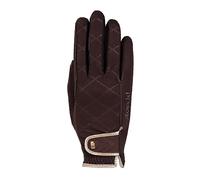 Roeckl Sports equestrian gloves JULIA, ladies winter riding glove, mocha 7