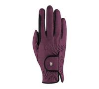 Roeckl Sports equestrian gloves LONA, ladies summer riding glove, grape wine 6