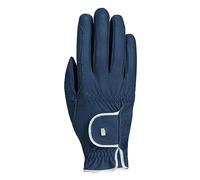 Roeckl Sports equestrian gloves LONA, ladies summer riding glove, navy/silver 7