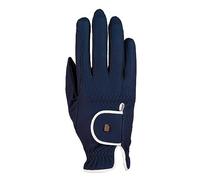 Roeckl Sports equestrian gloves LONA, ladies summer riding glove, navy/white 7