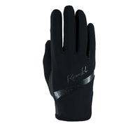 Roeckl Sports equestrian gloves LORRAINE, ladies summer riding glove, black 7.5