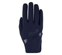 Roeckl Sports equestrian gloves LORRAINE, ladies summer riding glove, navy blue 6
