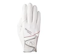 Roeckl Sports equestrian gloves MADRID, summer riding glove, white 6.5