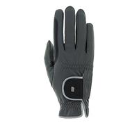 Roeckl Sports equestrian gloves MALTA WINTER, winter riding glove, anthracite/silver 8,5
