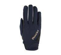 Roeckl Sports equestrian gloves MARENO, summer riding glove, black 8.5