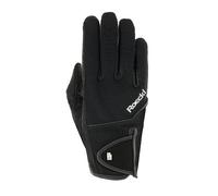 Roeckl Sports equestrian gloves MILANO, summer riding glove, black 9.5