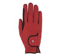Roeckl Sports Lona Women's Riding Gloves with Touch Screen Compatible, Red, 6