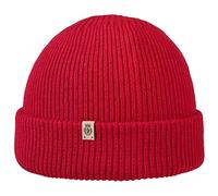 Roeckl Women's Essentials Umschlagmuetze Beanie, Dunkelrot,