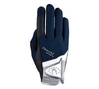 Roeckl Women's Madrid Riding Gloves - Horse Riding Gloves - Navy - Size: Glove 6