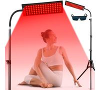 ROEDAX-HAO Red Light, Red Near Infrared Light with Stand, Led 660nm & 850nm Infrared Lamp Device with Eyes Protection